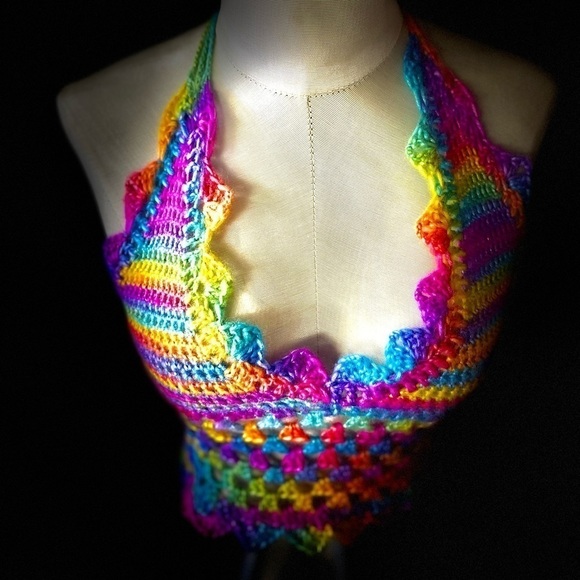 RAINBOW FESTIVAL OR SWIM TOP - Picture 7 of 9